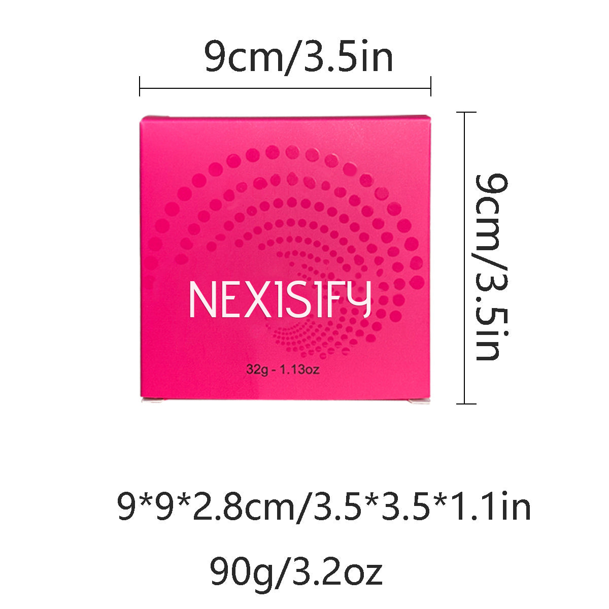 Double-layered powder compact with puff for natural coverage, deep color pressed powder