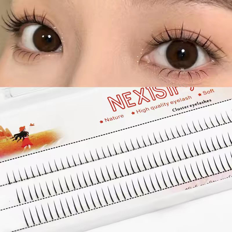 120 sets of V-shaped lower eyelashes, 5/6/7 millimeters, easy-to-apply makeup extension tools