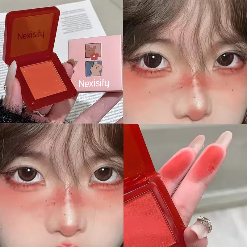 Single-color blusher palette, matte natural facial contour shadow palette