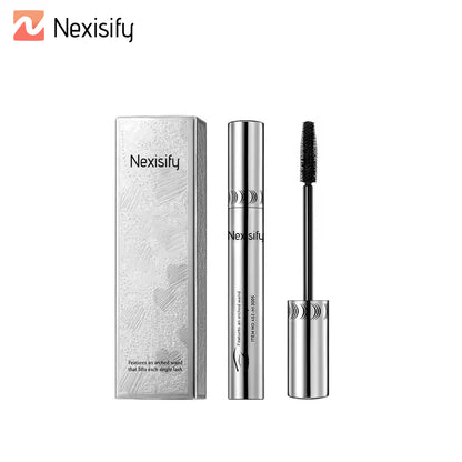 Black mascara, four-dimensional silk-smooth lash growth waterproof mascara