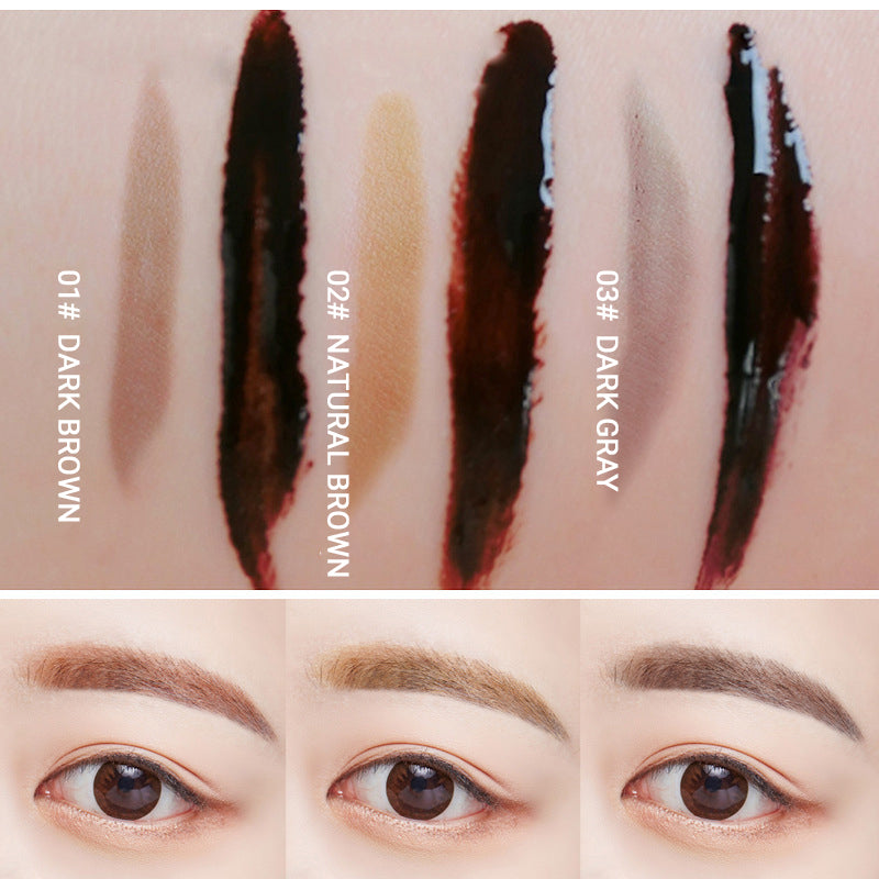 Eyebrow gel, red winebottle, peel-off eyebrowgel, natural, easy to apply