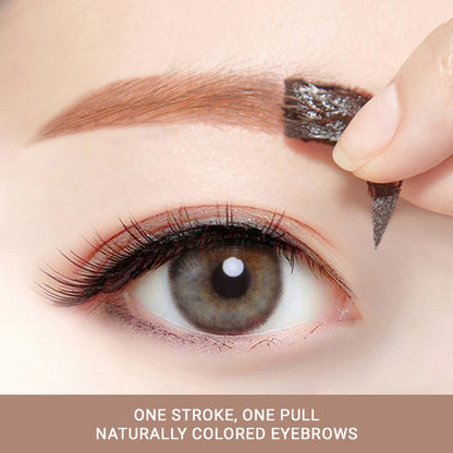 Eyebrow gel, red winebottle, peel-off eyebrowgel, natural, easy to apply