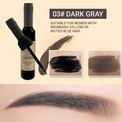 Eyebrow gel, red winebottle, peel-off eyebrowgel, natural, easy to apply