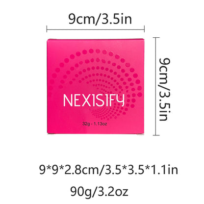 Double-layered powder compact with puff for natural coverage, deep color pressed powder