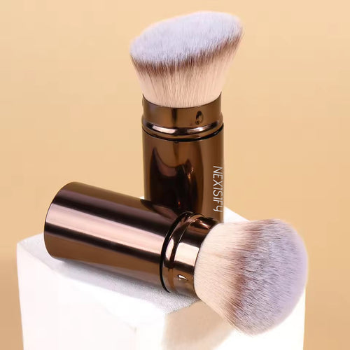 Adjustable foundation brush, Japanese puff brush