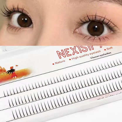 120 sets of V-shaped lower eyelashes, 5/6/7 millimeters, easy-to-apply makeup extension tools