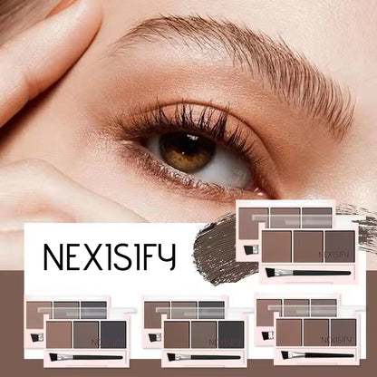 5G three-color eyebrow powder, natural and long-lasting, fine texture, water and sweat resistant