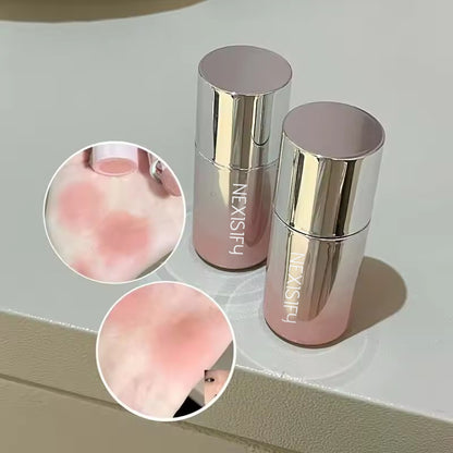 Liquid blush provides a natural, radiant glow and long-lasting moisture