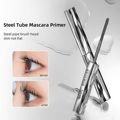 Metallic iron mascara, waterproof, black, lengthening, curling eyelashes