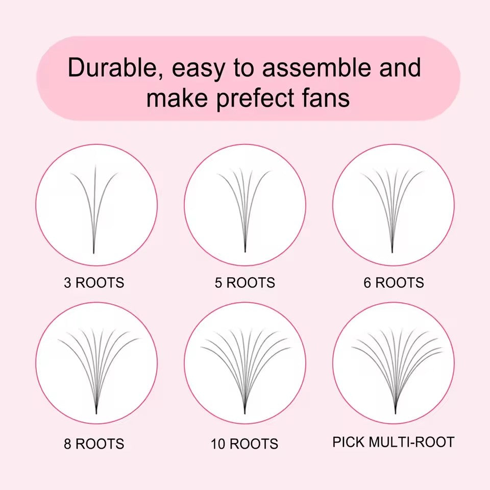 Easy-to-use DIY 2D/3D/4D/10D simulation mink flower eyelashes