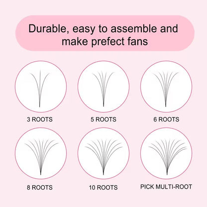 Easy-to-use DIY 2D/3D/4D/10D simulation mink flower eyelashes