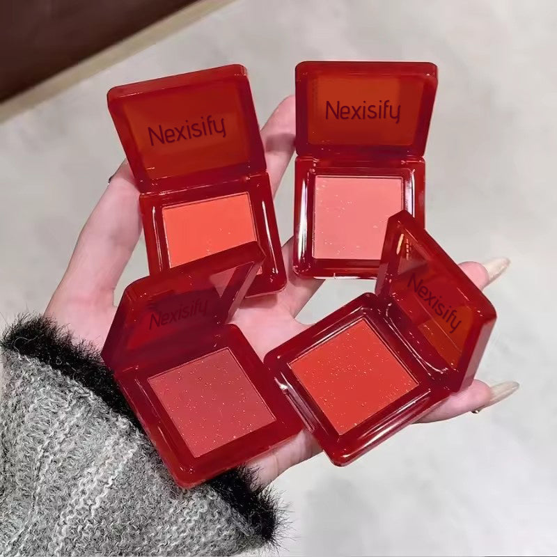 Single-color blusher palette, matte natural facial contour shadow palette