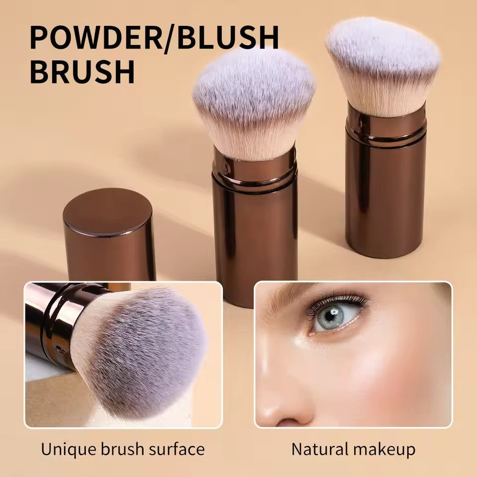 Adjustable foundation brush, Japanese puff brush