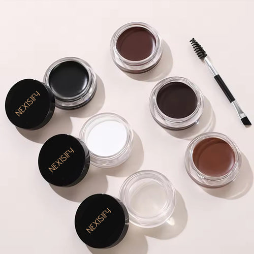 Matte brown-black 3D natural eyebrow pencil wax waterproof