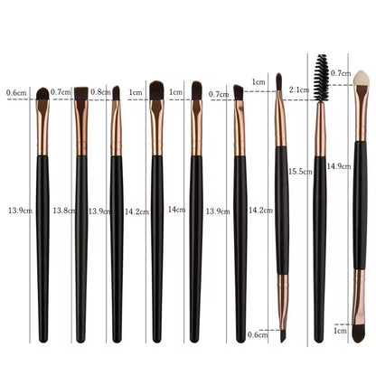 Makeup brush tool set, including foundation brush, blush brush, etc