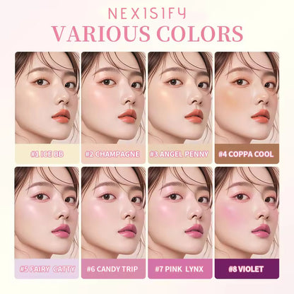 8-color highlighter/eyebrow/blush palette, waterproof, facial contour makeup