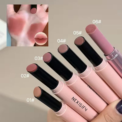 Pearl pink glitter solid lipstick hydrating mirror-like glass lip gloss pen