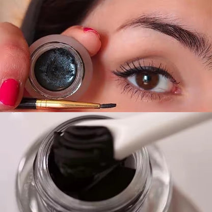 Matte brown-black 3D natural eyebrow pencil wax waterproof